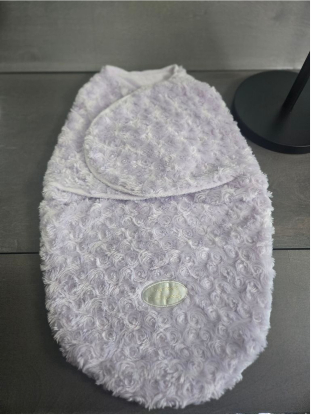 Baby Blankets & Beyond Purple Swirl Fleece Sleep Sack 0-3 Months